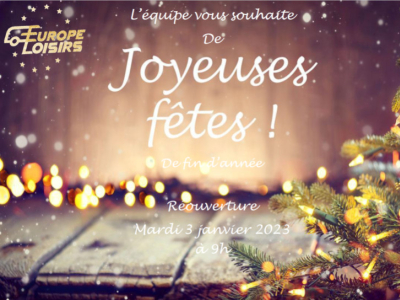 Joyeuses fêtes de fin d'année